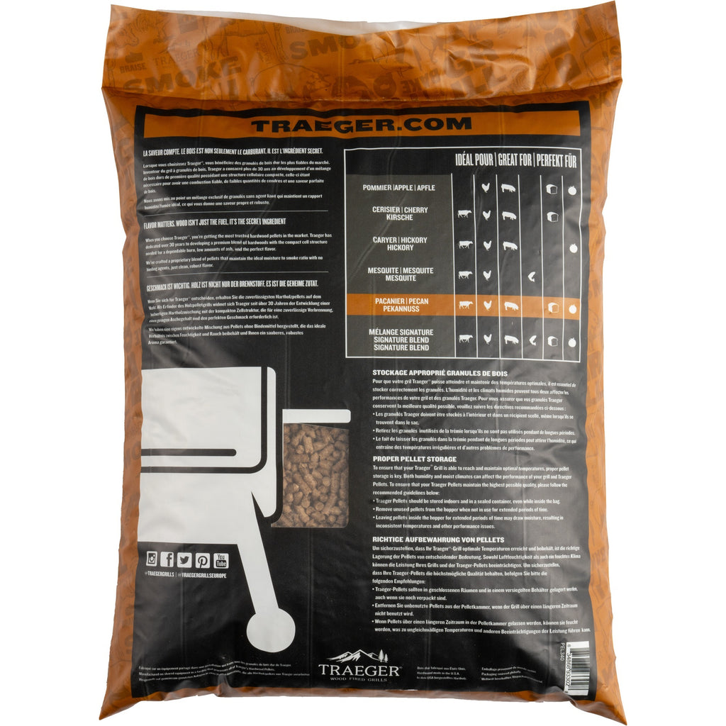 Traeger-Pellets von Hartholz-Pekannuss