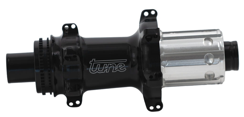 Tune nano cl road 24h shimano hg rear hub black with standard bearing