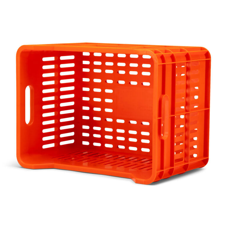 Recycelte Urban Proof Click Fahrradbox 30 Liter – Orange