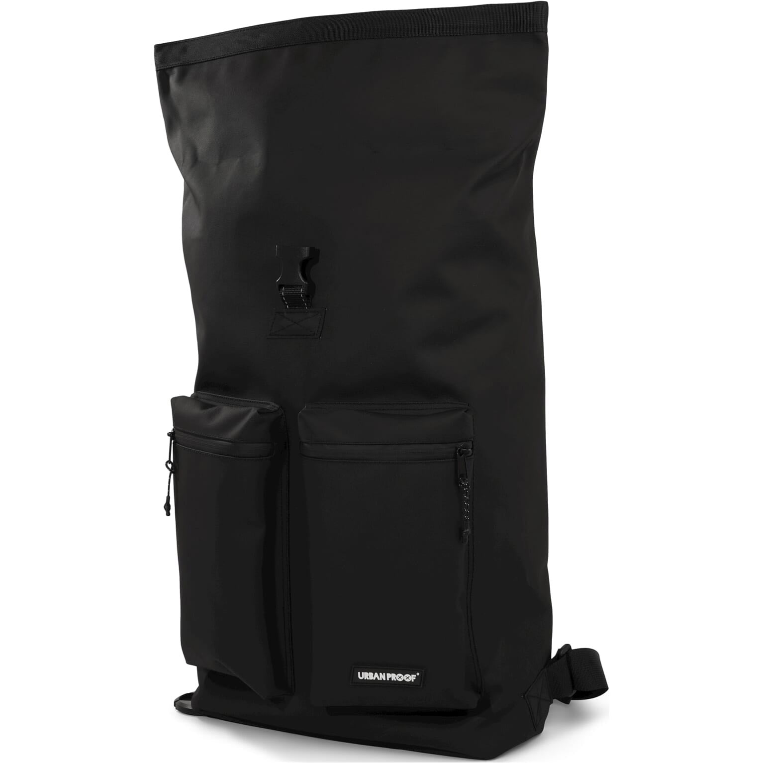 Urbanproof fietstas rolltop up recycle 20l zwart