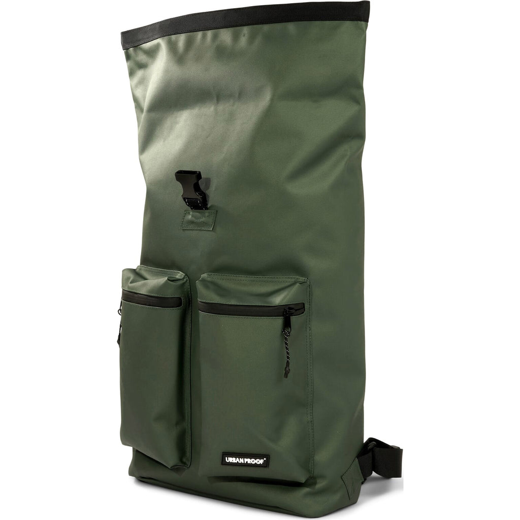 Urbanproof fietstas rolltop up recycle 20l groen