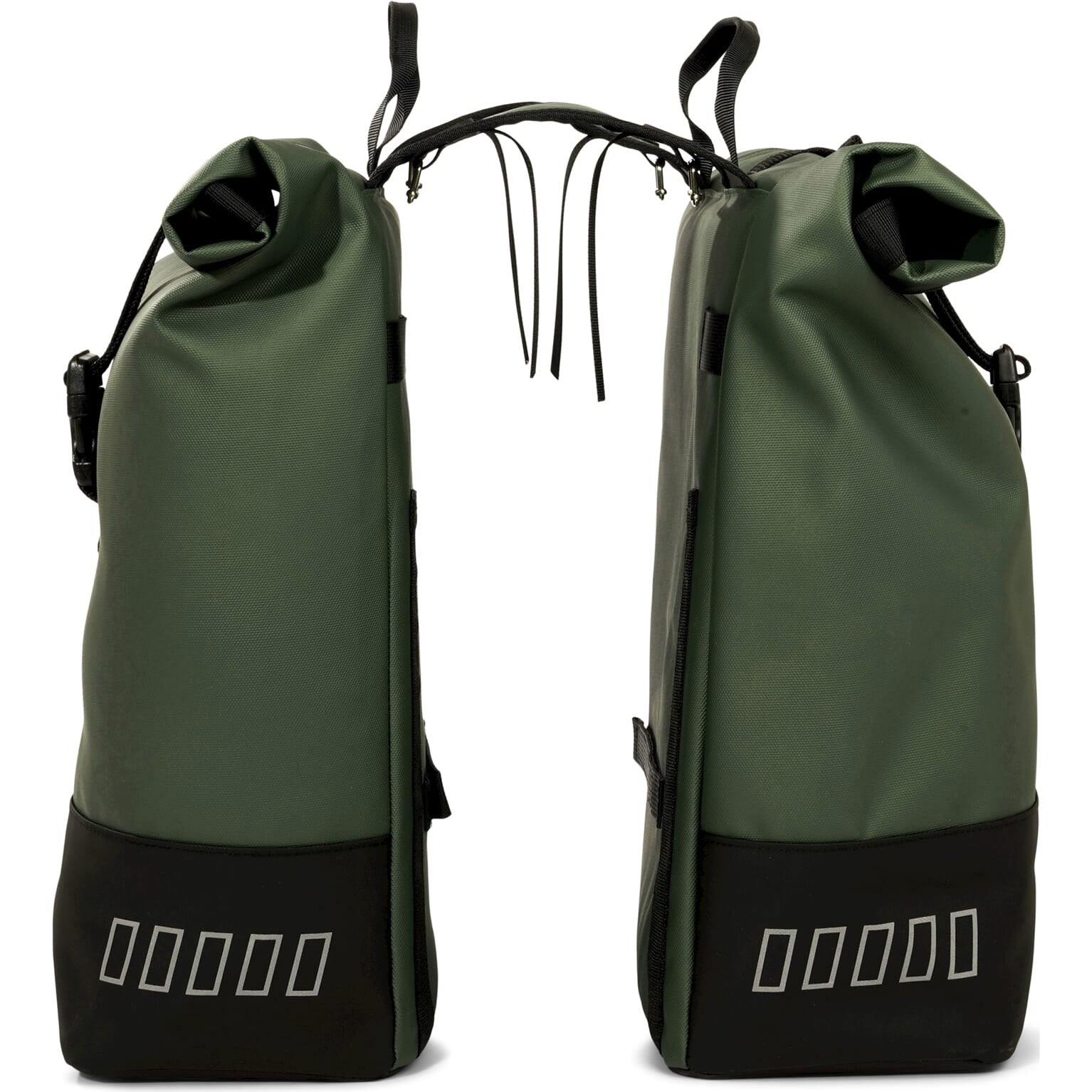 Urbanproof tas double roll up recycle 38l groen