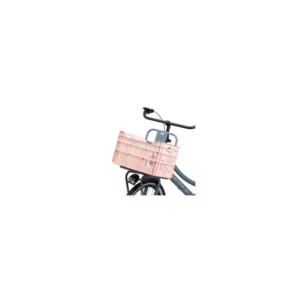 Recycelte Urban Proof Click Fahrradbox, 30 Liter – Pastellrosa