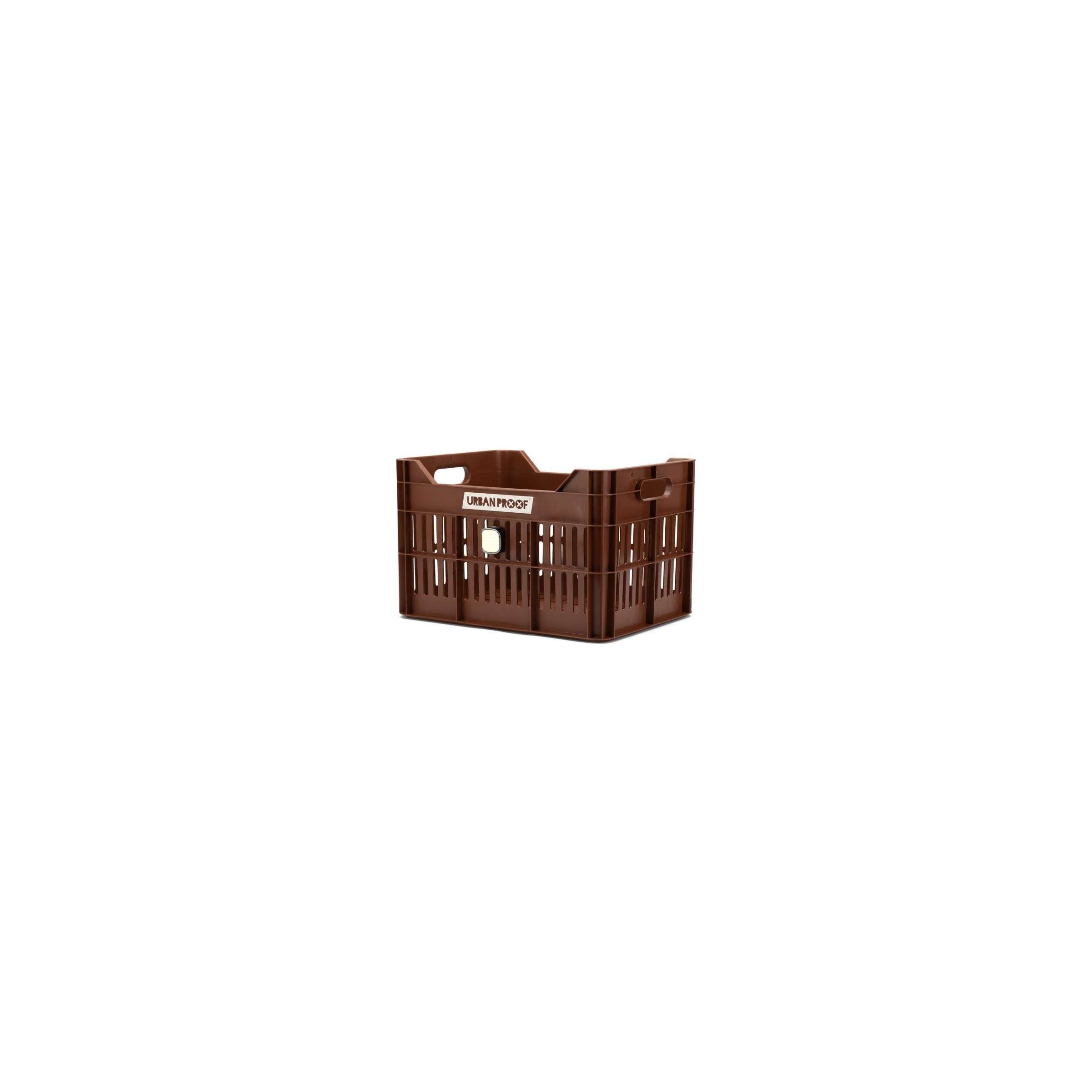 Urbanproof krat click 30l rpet donkerbruin