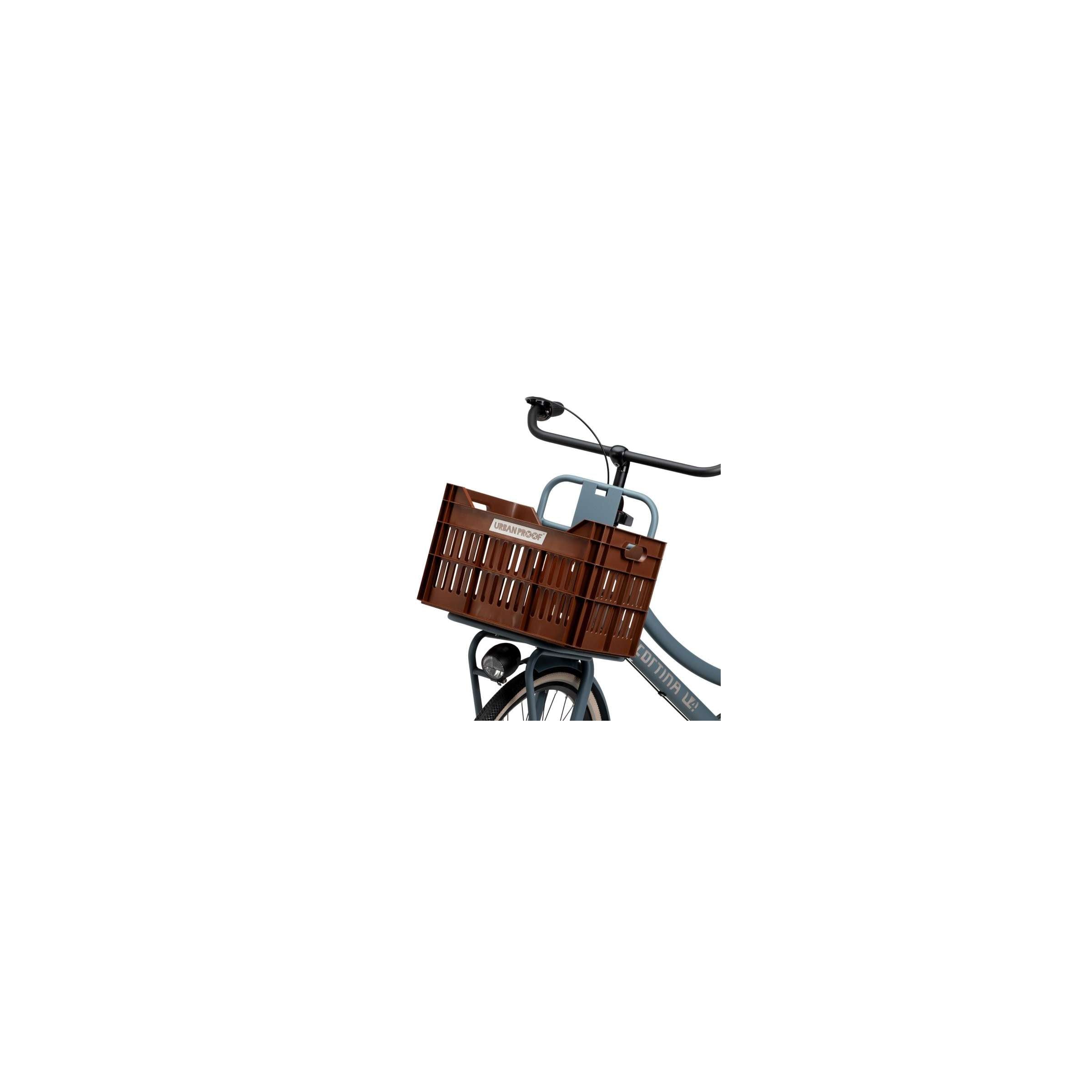 Urbanproof krat click 30l rpet donkerbruin