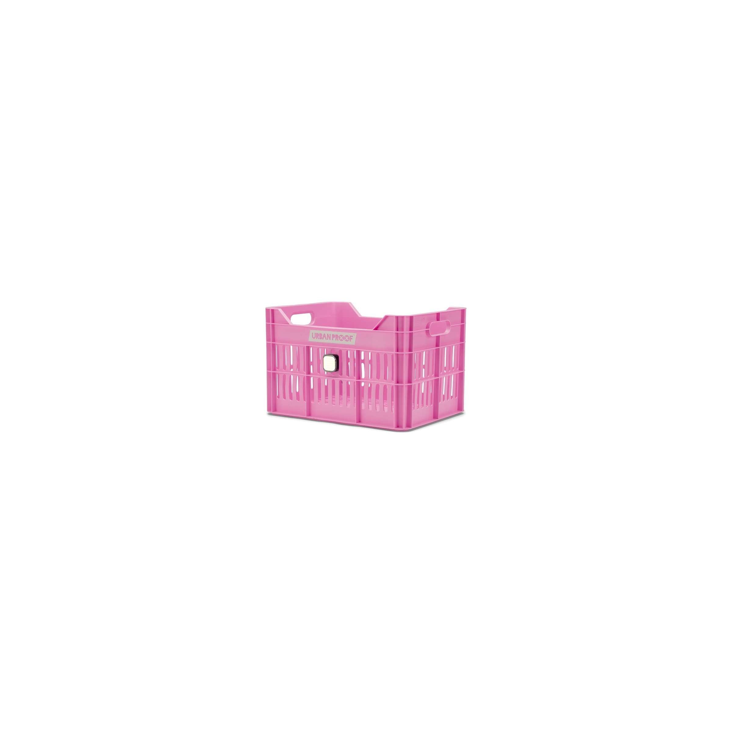 Urbanproof krat click 30l rpet fel roze