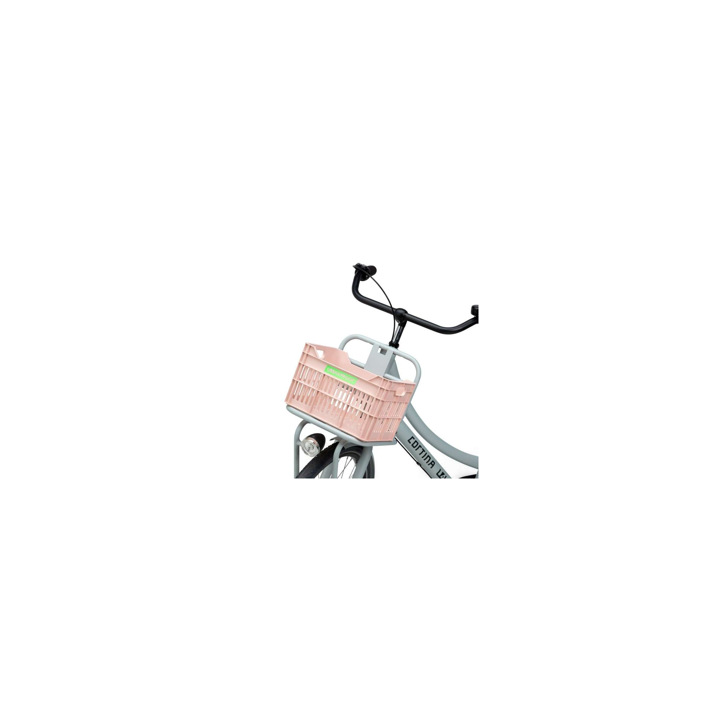 Recycelte Urban Proof Junior Fahrradbox 15 Liter – Pastellrosa