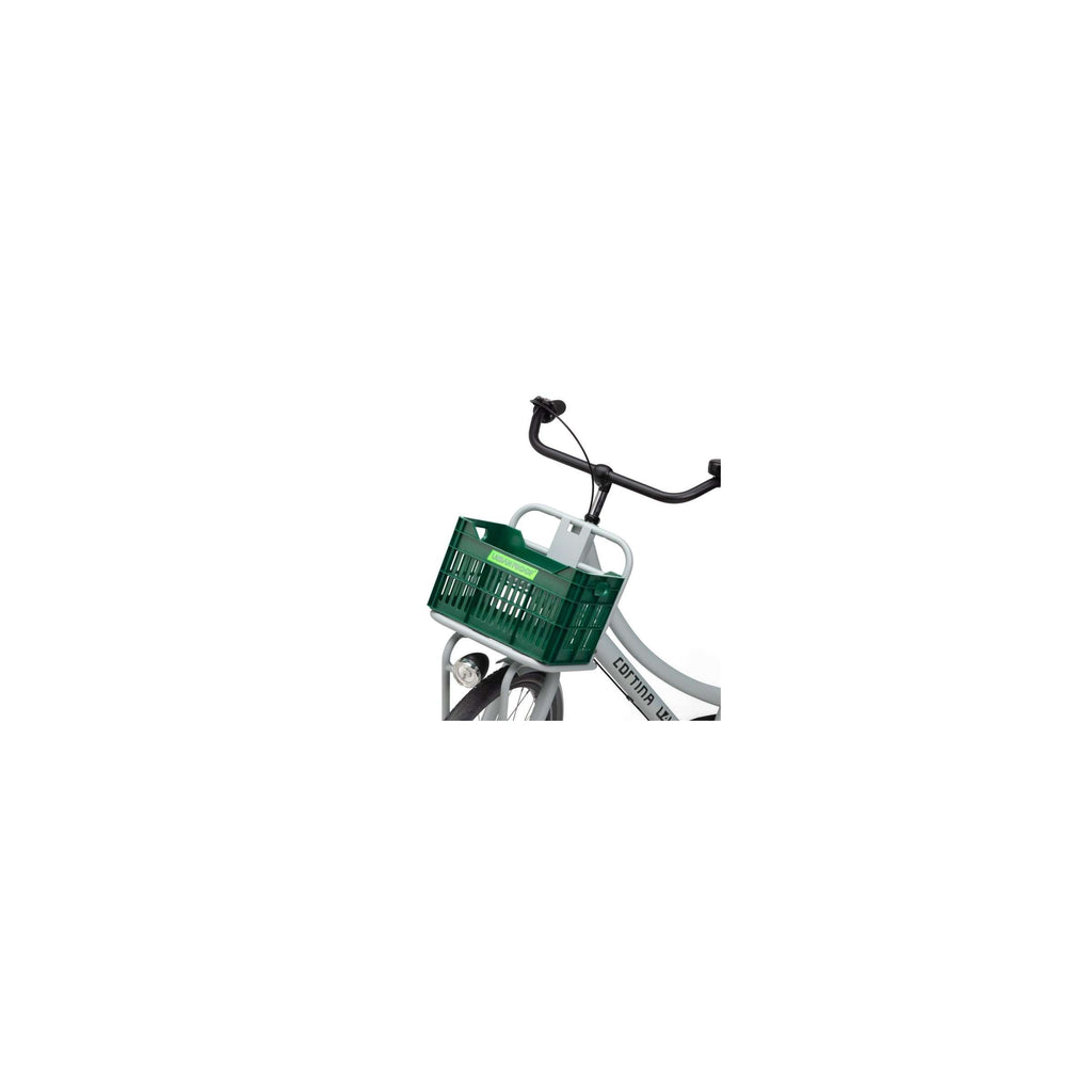 Recycelte Urban Proof Junior Fahrradkiste 15 Liter – Retrogrün