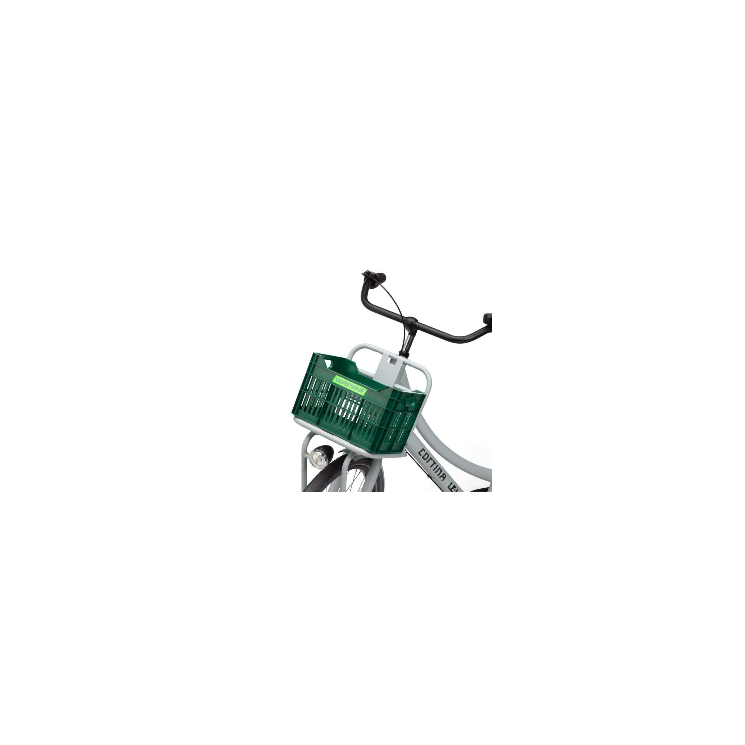 Recycelte Urban Proof Junior Fahrradkiste 15 Liter – Retrogrün