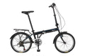Shimano wheelerz vouwfiets 20 zwart tourney tx 6-speed