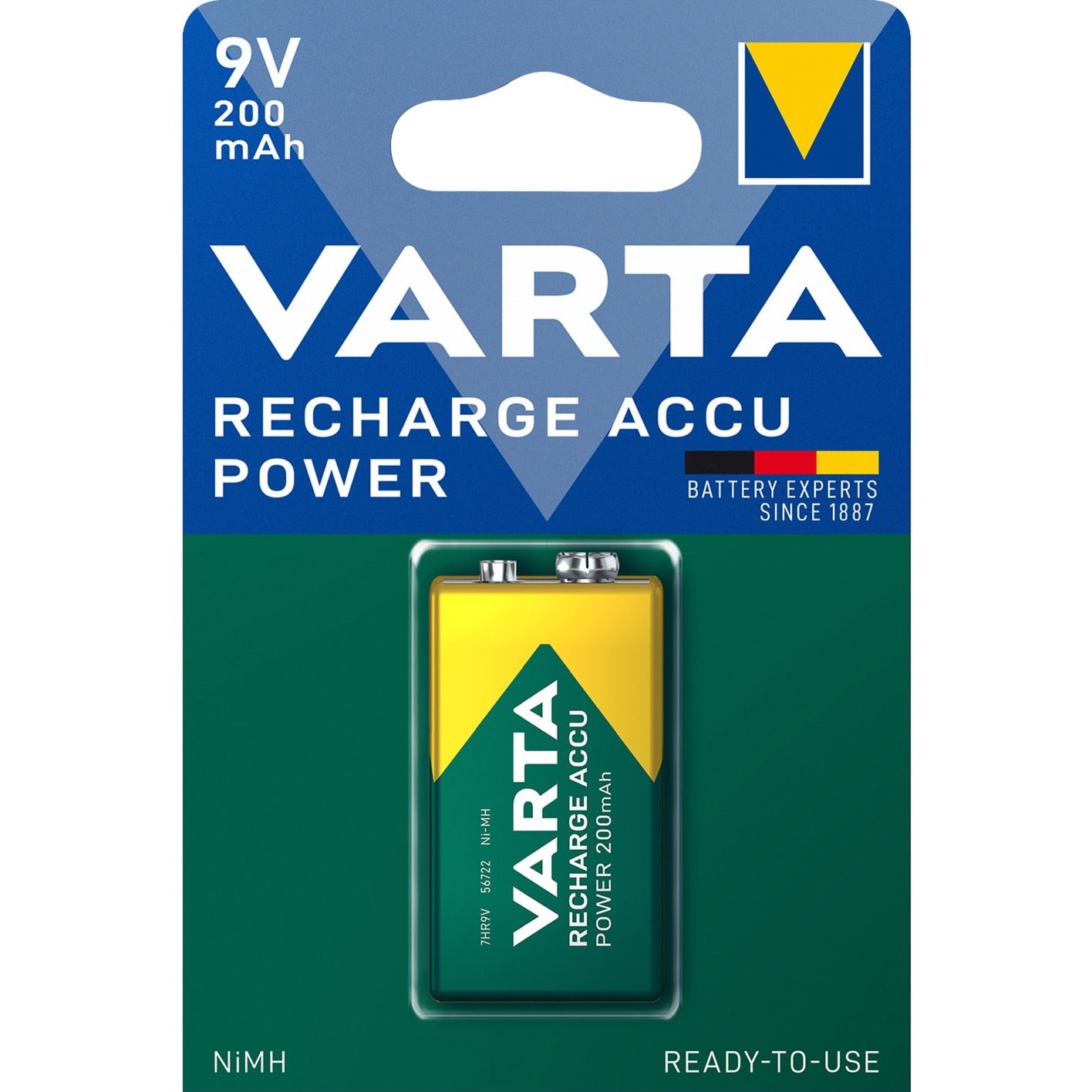 Varta e accu 200ma blister 1 r2u