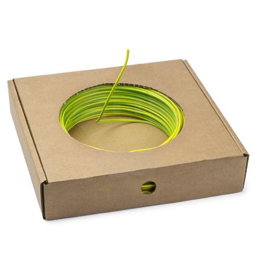 Vb extend bls vd draad - 2.5 mm² - geel groen - lengte 100 meter