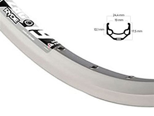 Felge 26 Zoll 559 zac19 silber poliert 32 Löcher
