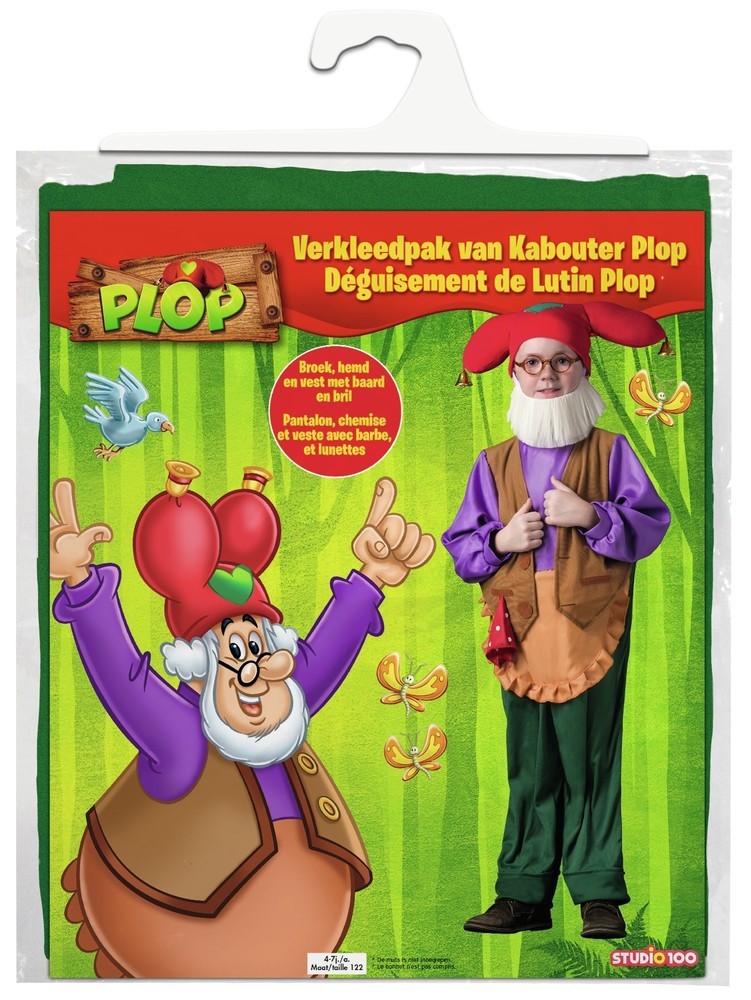 Kabouter plop plop verkleedpak - plop - verkleedkleding