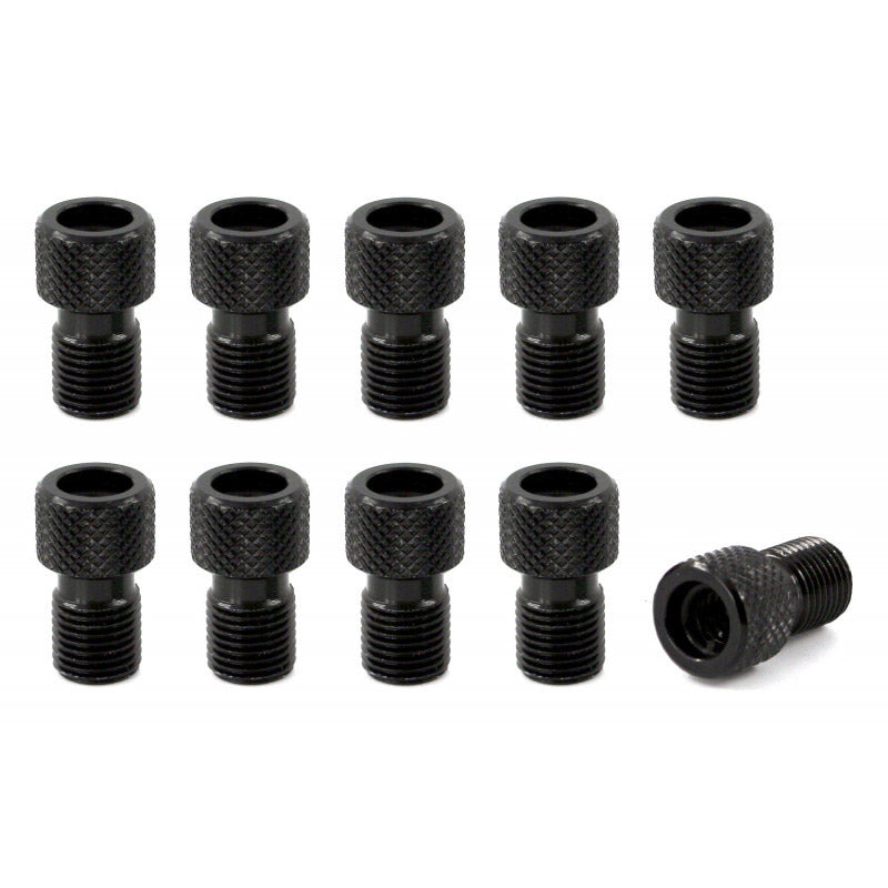Velox Umrüstsatz Presta Schrader mit O-Ring aus Aluminium (10 Stück)