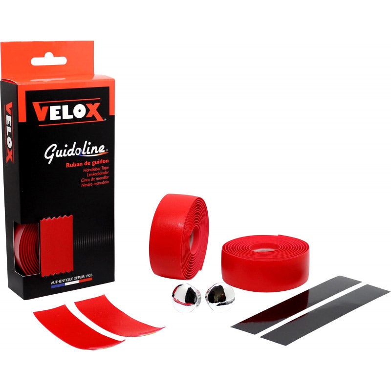 Velox Lenkerband Klassisches Rot (2 Stück)