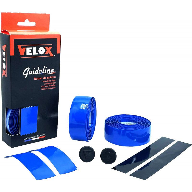 Velox Lenkerband, glänzend, klassisch blau (2 Stück)