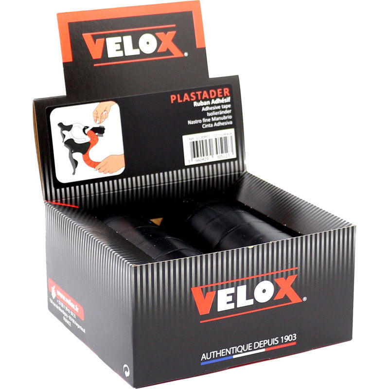 Velox selbstklebendes Klebeband Plastader 101 8x20mm schwarz (10 Stück)