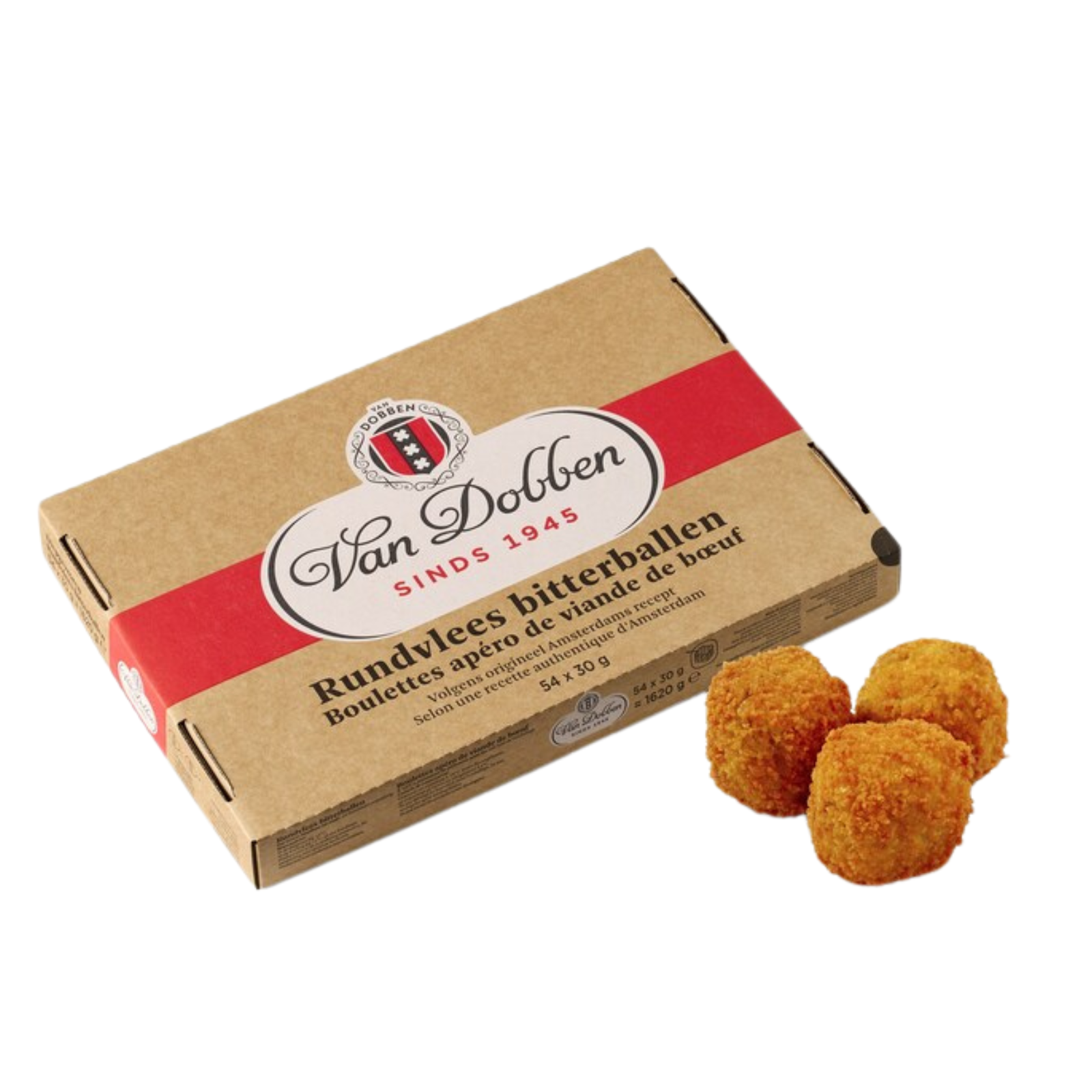 Van dobben rundvlees bitterballen (54x30 gram)