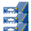 Varta aaa oplaadbare batterijen hr03 800mah (10 x 4 stuks)