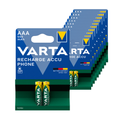 Varta aaa oplaadbare batterijen phone hr03 500mah (10x 2 stuks)