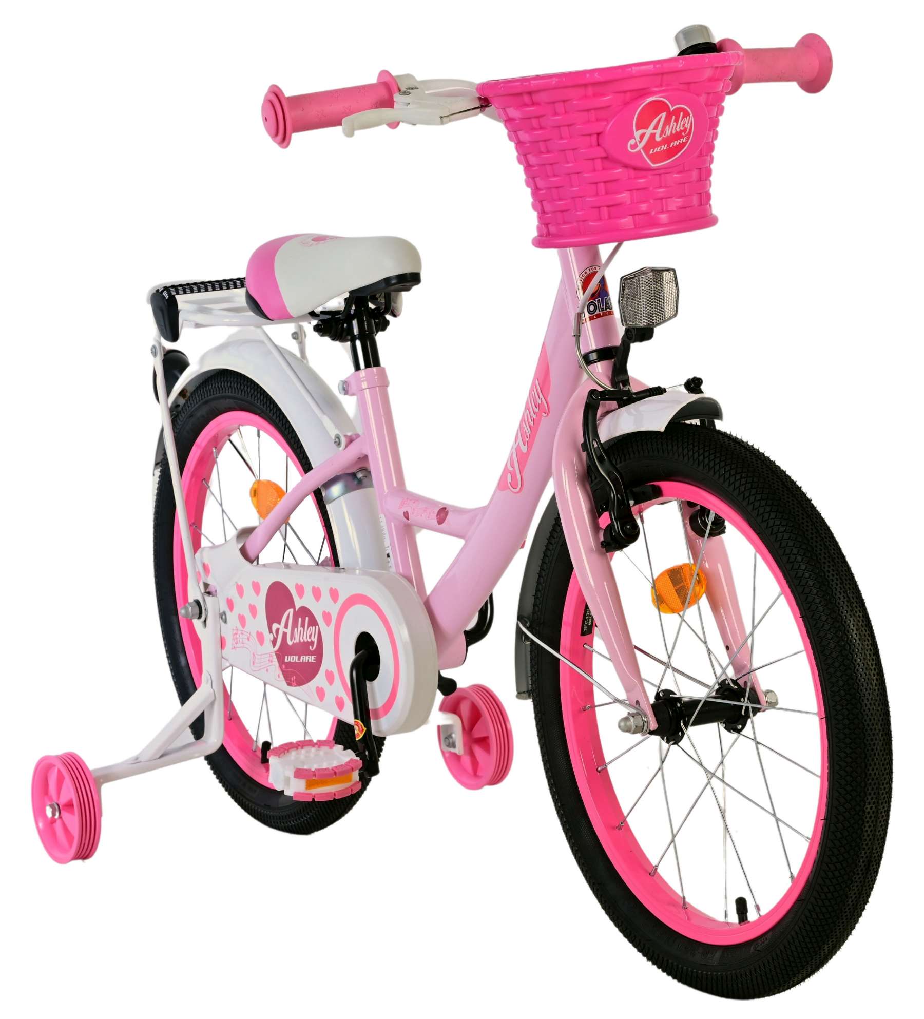 Volare ashley kinderfiets - meisjes - 18 inch - roze