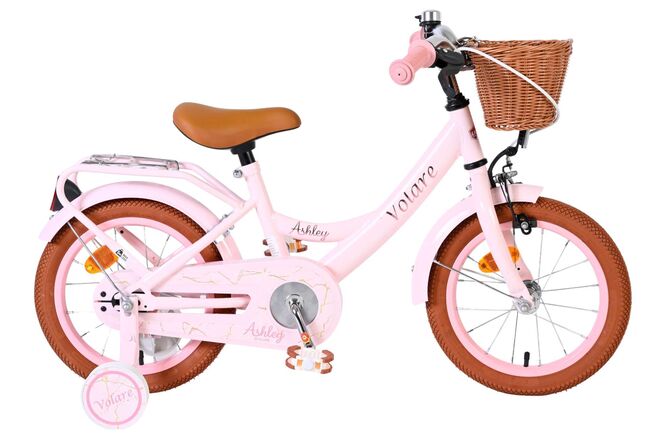 Volare Ashley Kinderfahrrad – Mädchen – 14 Zoll – Rosa