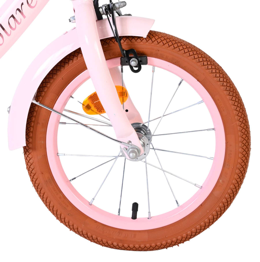 Volare Ashley Kinderfahrrad – Mädchen – 14 Zoll – Rosa