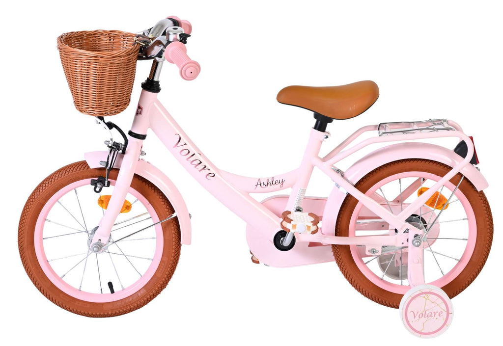 Volare Ashley Kinderfahrrad – Mädchen – 14 Zoll – Rosa