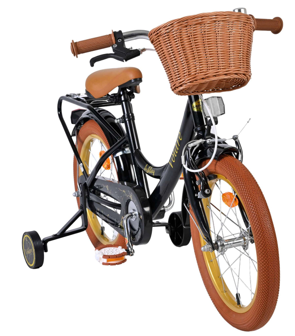 Volare ashley kinderfiets - meisjes - 16 inch - zwart