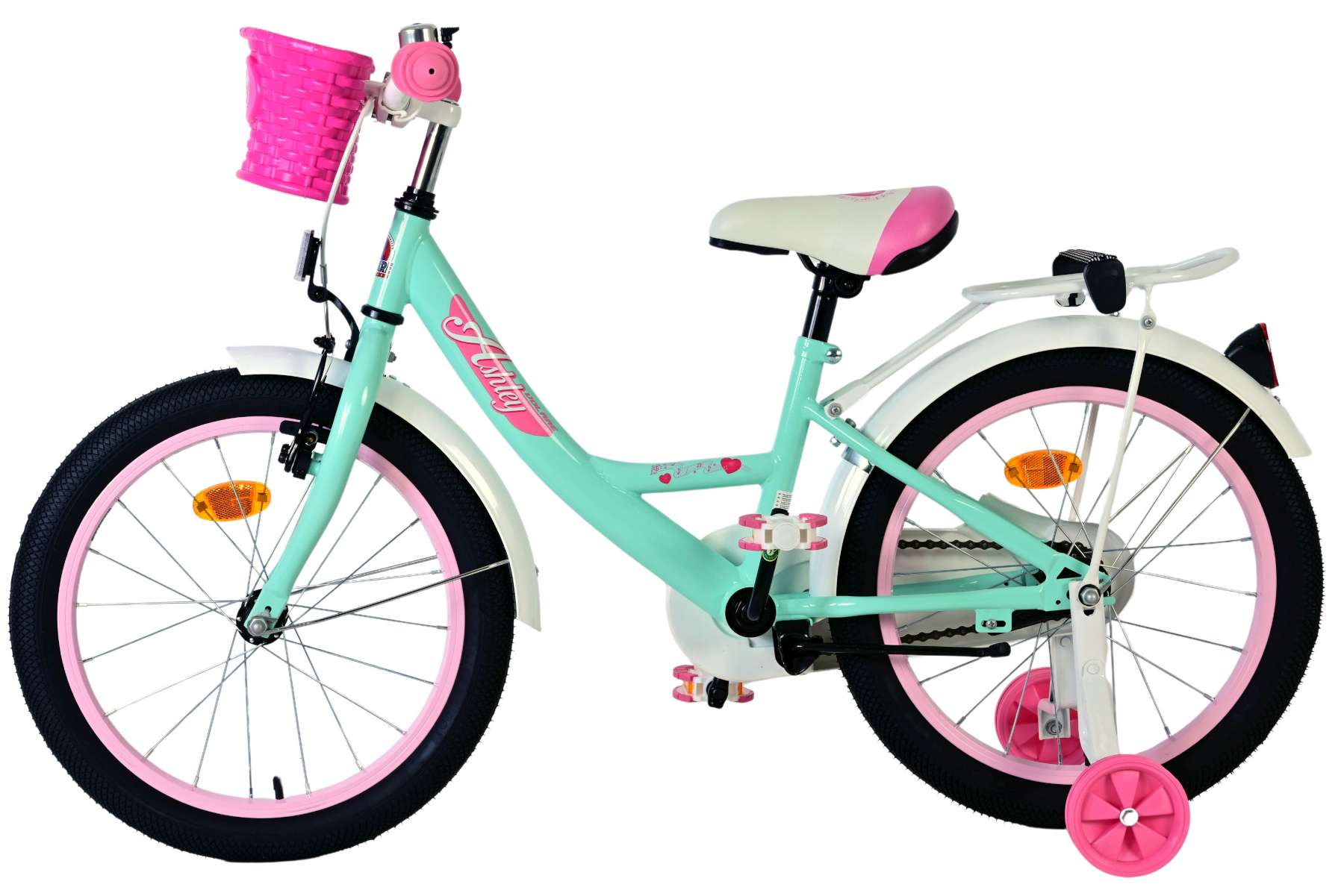 Volare Ashley Kinderfahrrad – Mädchen – 18 Zoll – grün
