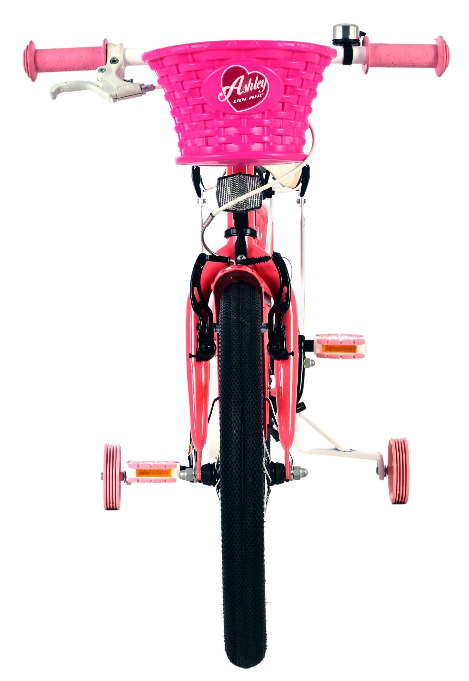Volare ashley kinderfiets - meisjes - 18 inch - roze rood