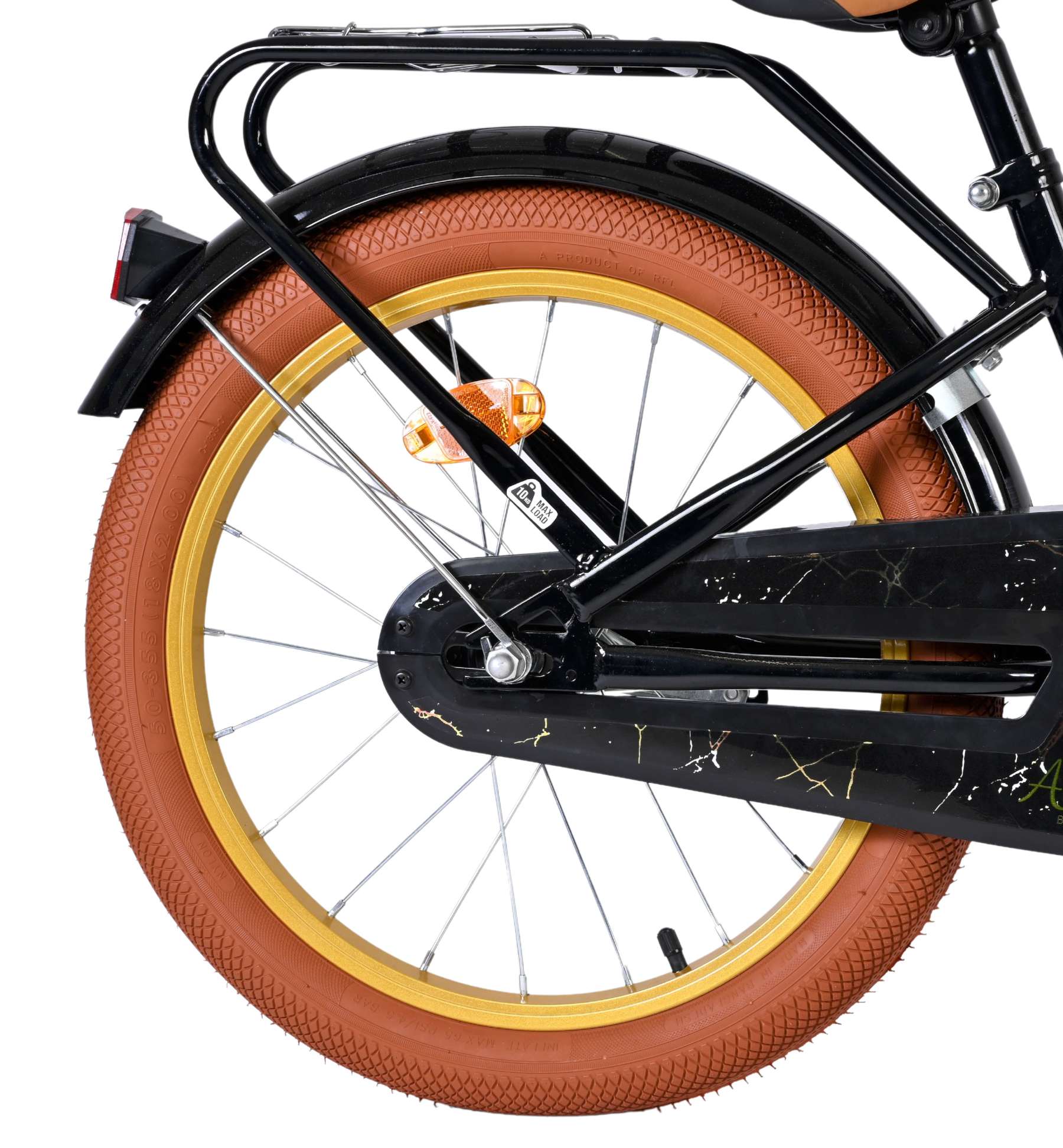Volare ashley kinderfiets - meisjes - 18 inch - zwart