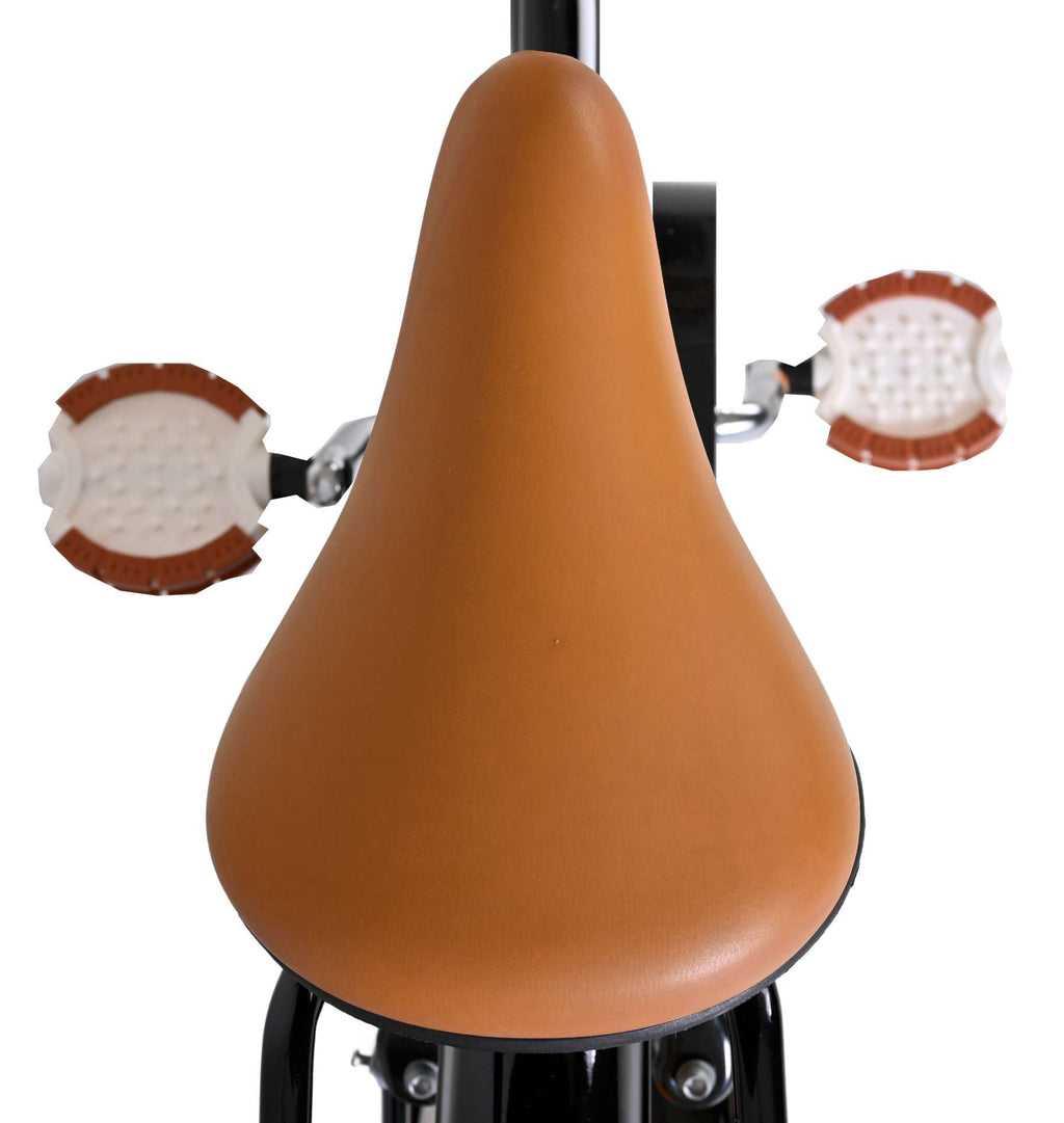 Volare ashley kinderfiets - meisjes - 18 inch - zwart - twee handremmen