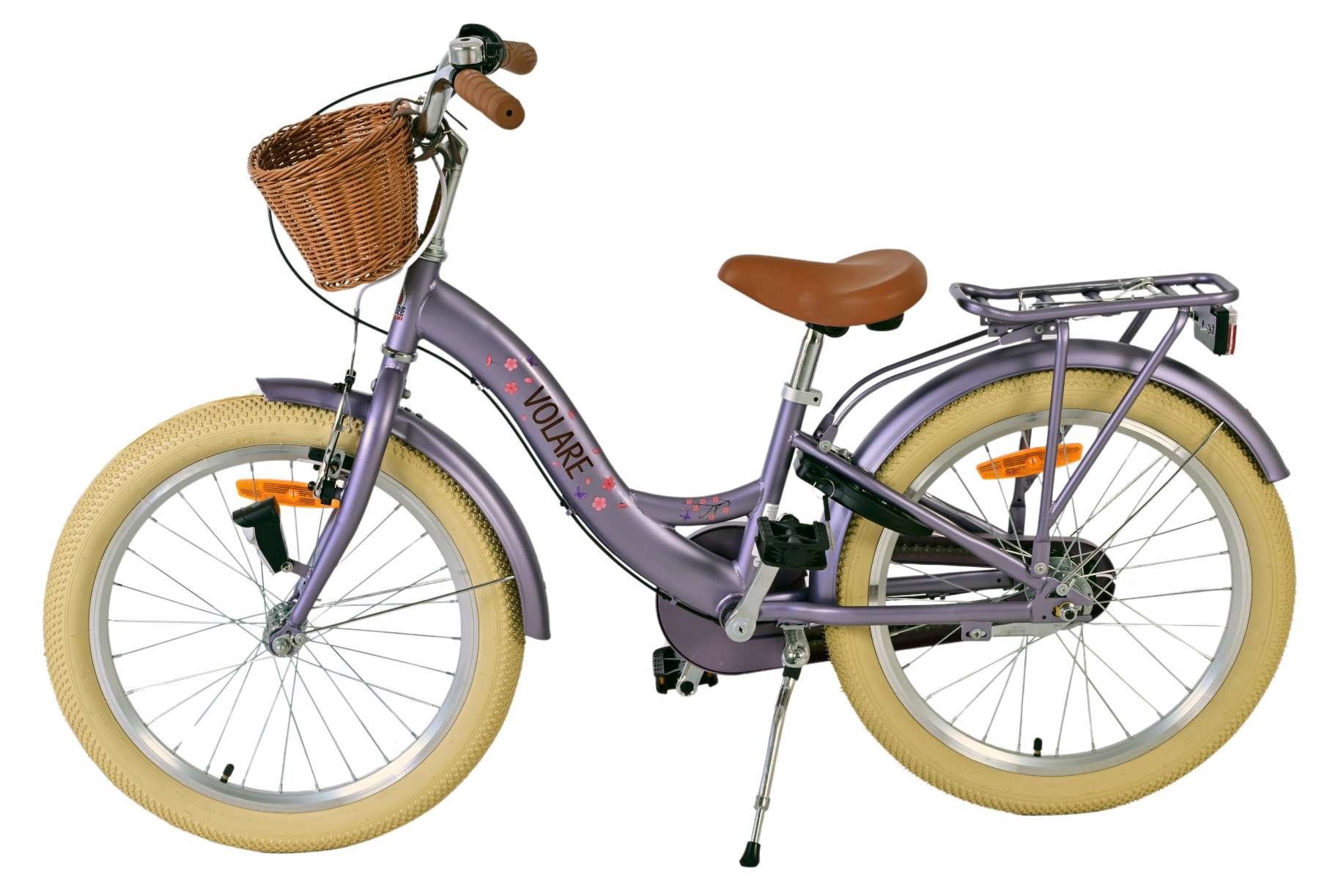 Volare blossom kinderfiets - meisjes - 20 inch - paars - nexus 3 versnellingen