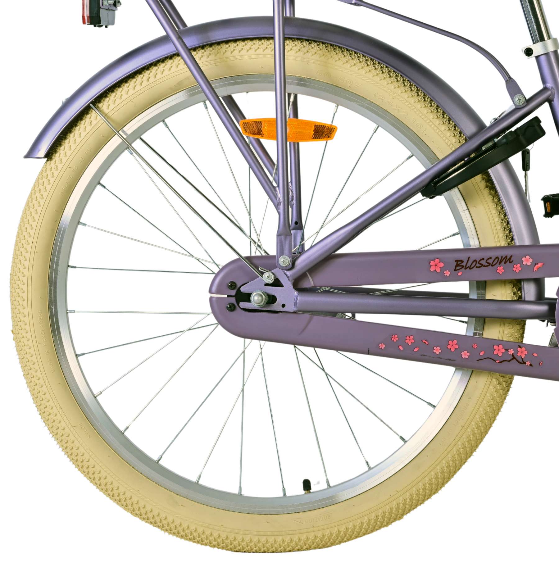 Volare blossom kinderfiets - meisjes - 24 inch - paars
