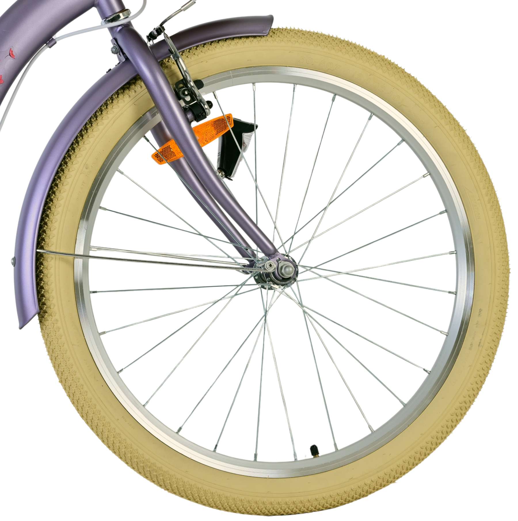 Volare Blossom Kinderfahrrad - Mädchen - 24 Zoll - lila - zwei Handbremsen