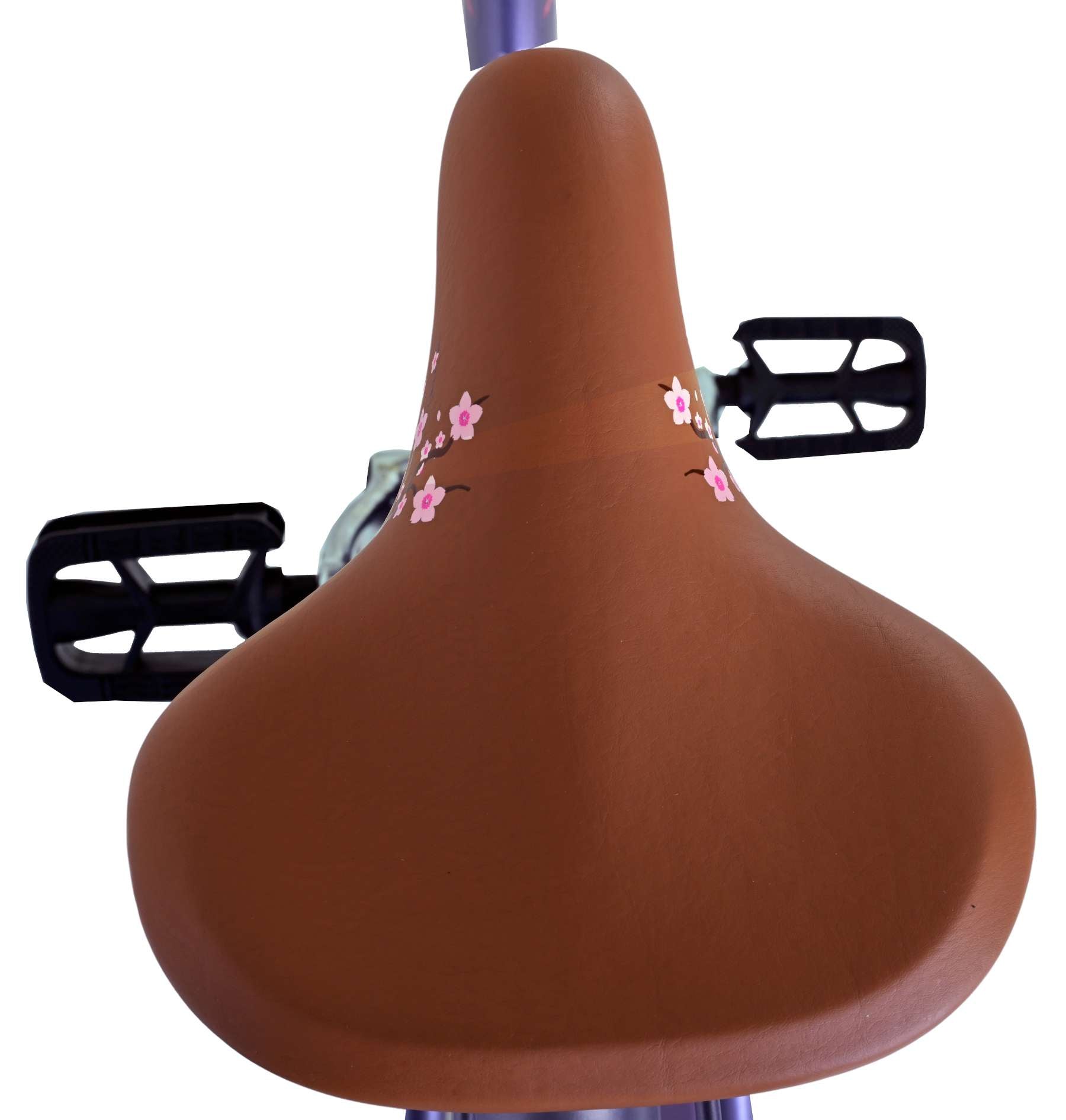 Volare Blossom Kinderfahrrad - Mädchen - 24 Zoll - Lila - 3 Gänge