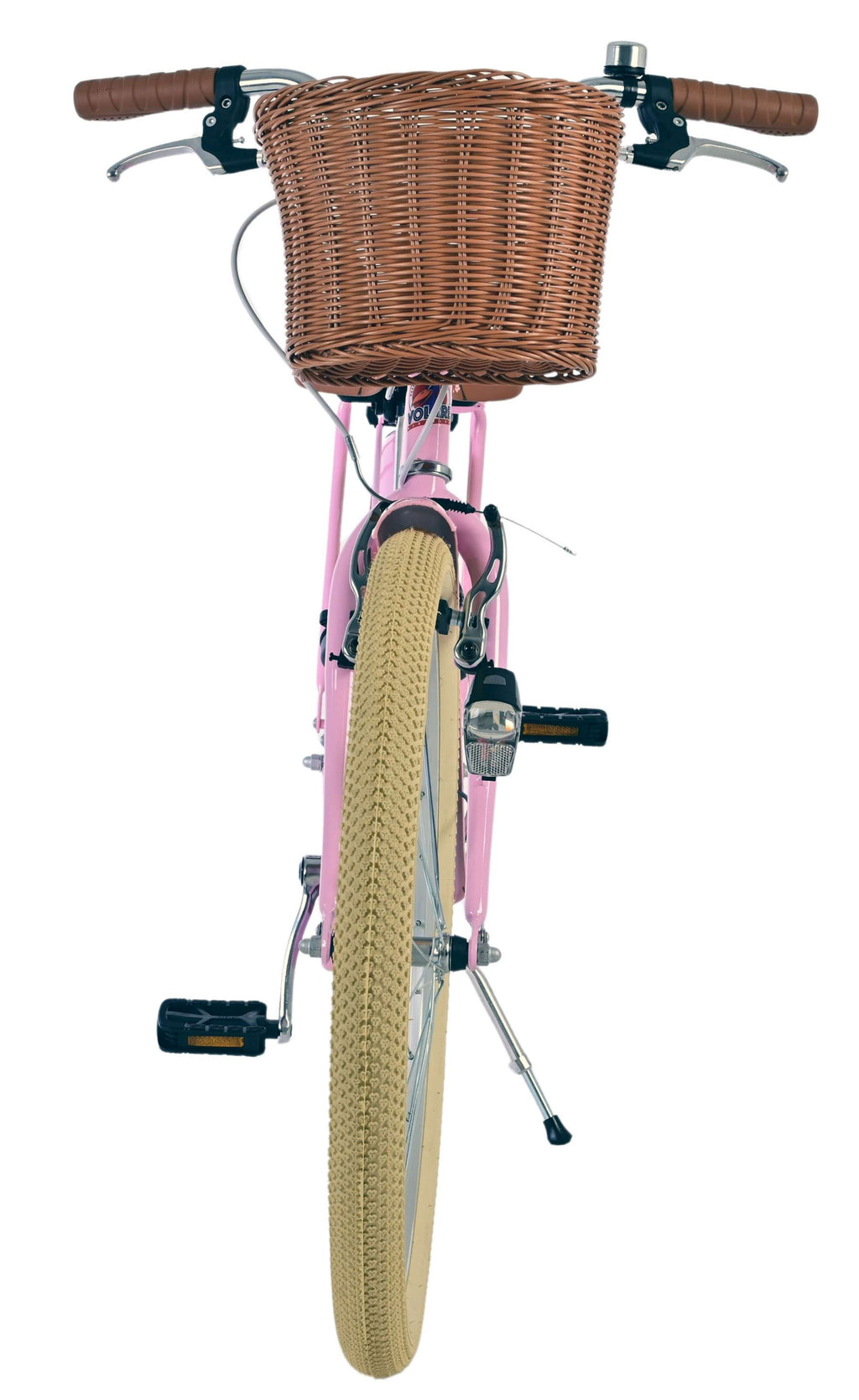 Volare blossom kinderfiets - meisjes - 24 inch - roze - twee handremmen
