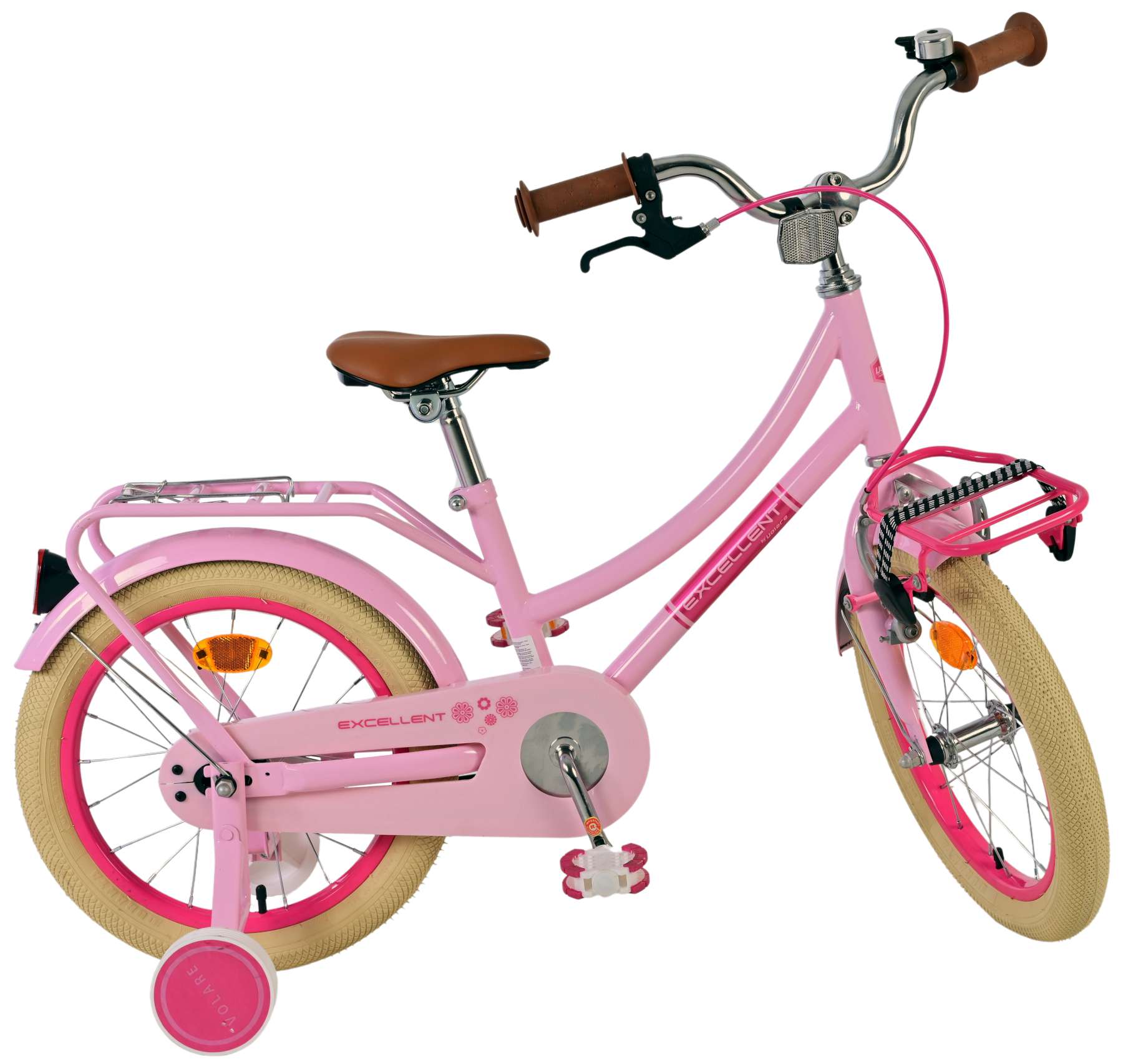 Volare 16 Zoll Fahrrad, ausgezeichnetes pinkes Oma-Fahrrad 51632
