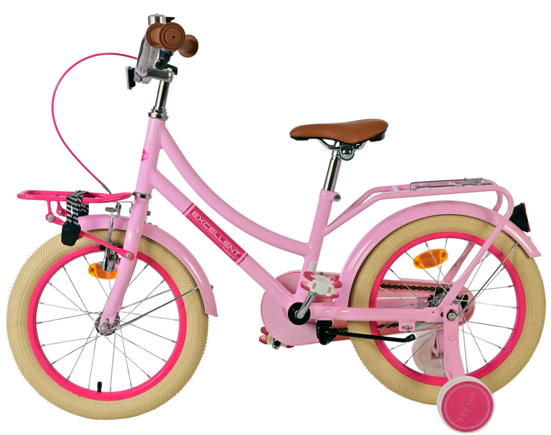 Volare 16 Zoll Fahrrad, ausgezeichnetes pinkes Oma-Fahrrad 51632