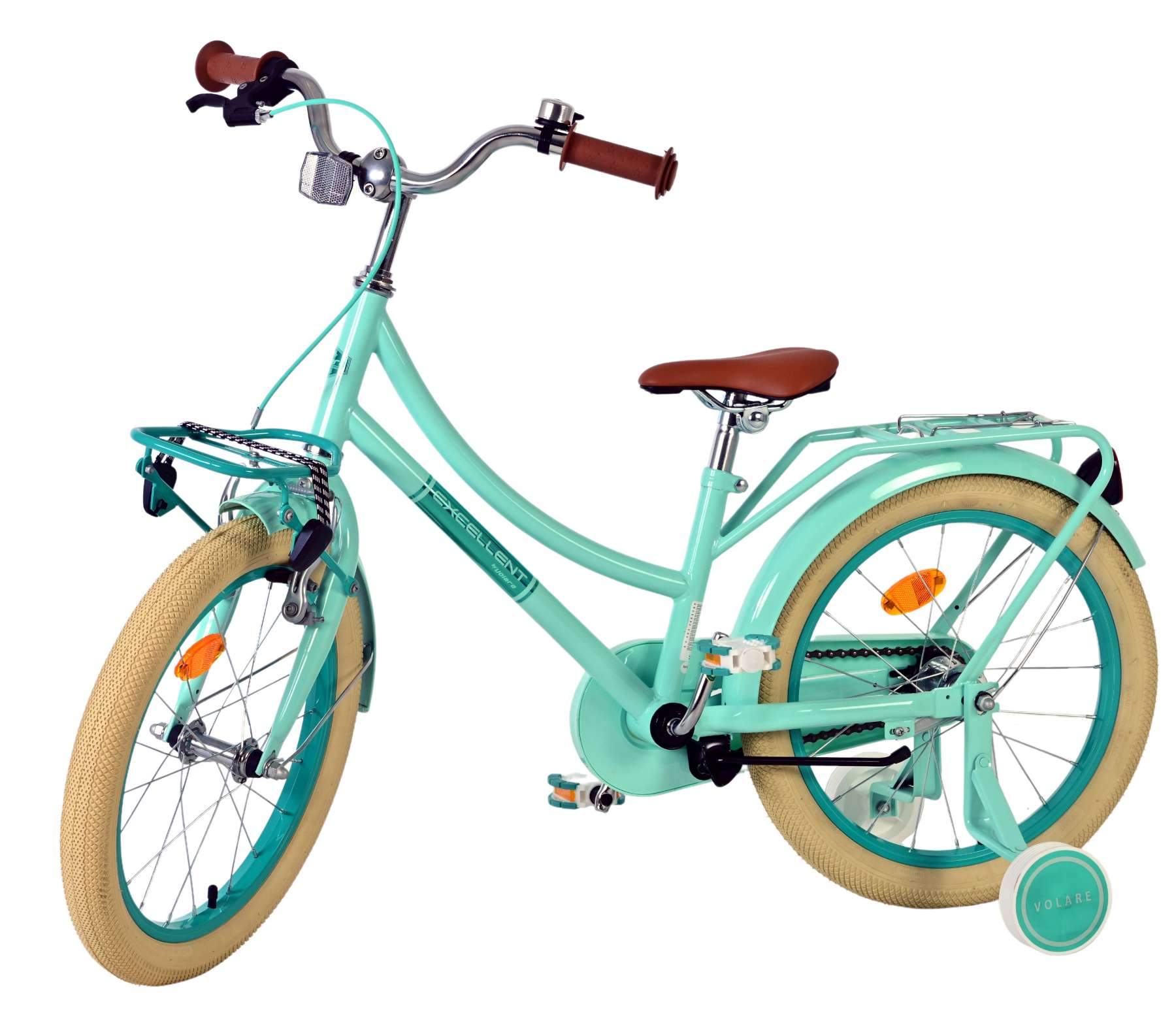 Volare excellent kinderfiets - meisjes - 18 inch - groen