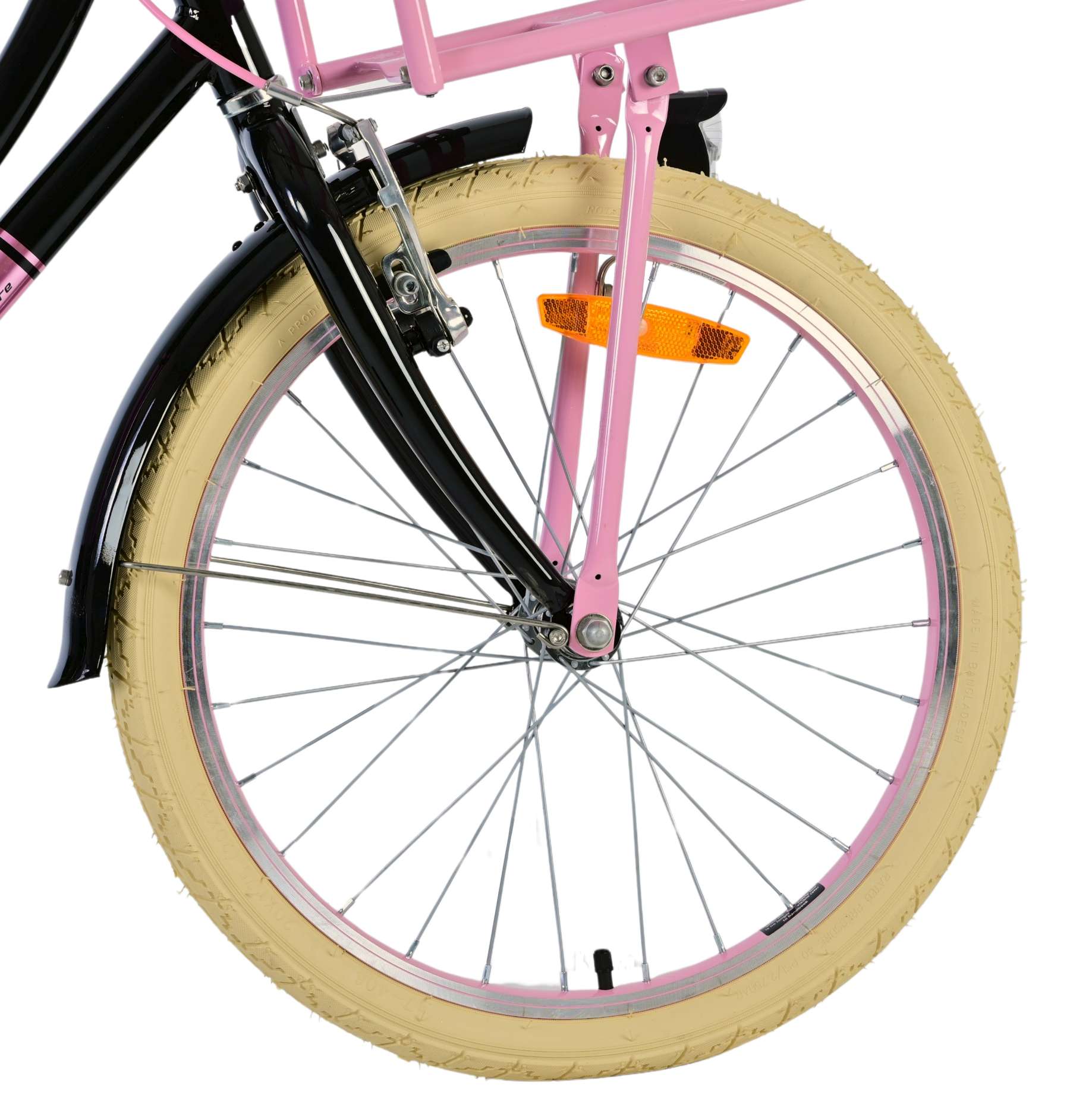 Volare 20 Zoll Fahrrad Oma ausgezeichnet schwarz pink 22130