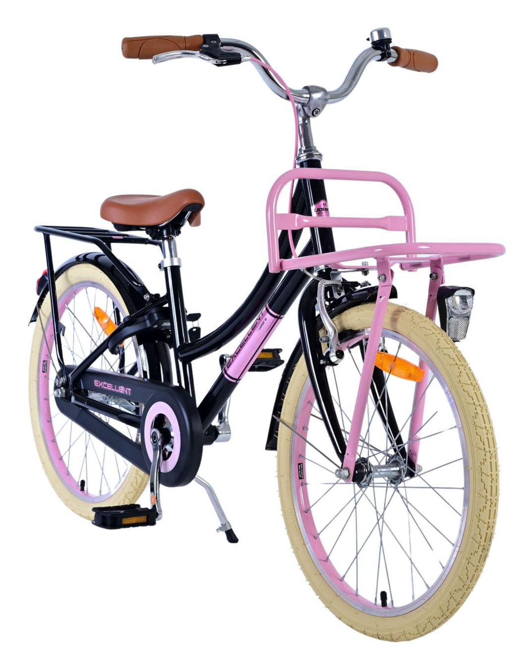 Volare 20 Zoll Fahrrad Oma ausgezeichnet schwarz pink 22130