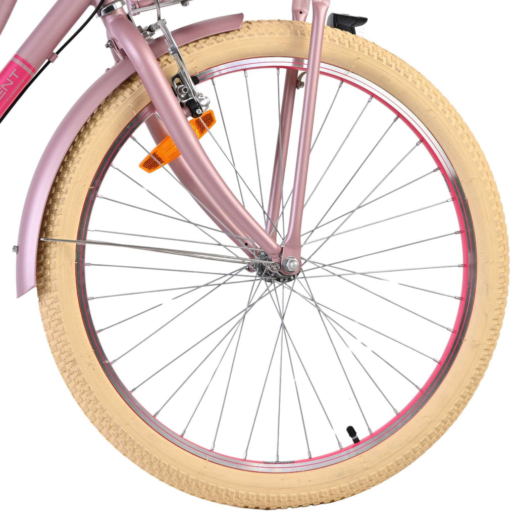 Volare excellent kinderfiets - meisjes - 24 inch - mat roze - 3 versnellingen