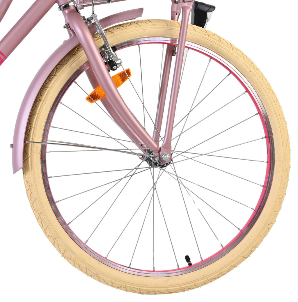 Volare Excellent Kinderfahrrad – Mädchen – 24 Zoll – Mattrosa
