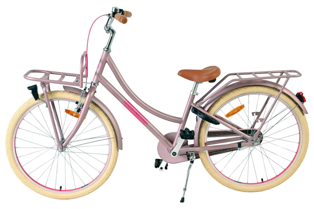 Volare Excellent Kinderfahrrad – Mädchen – 24 Zoll – Mattrosa
