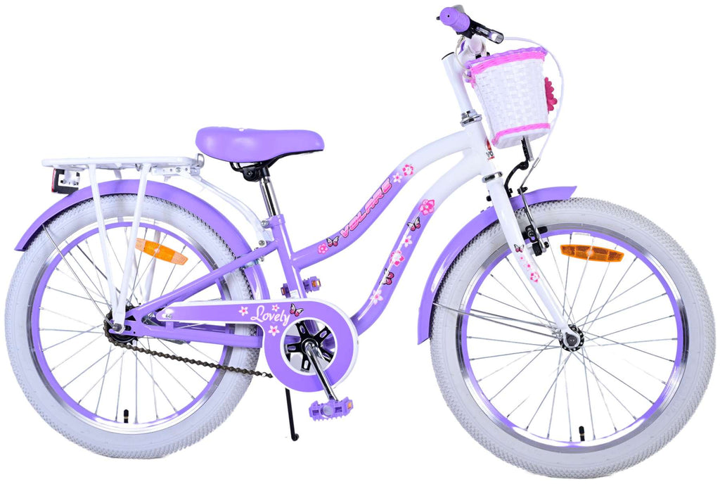 Volare schönes Kinderfahrrad Mädchen 20 Zoll lila
