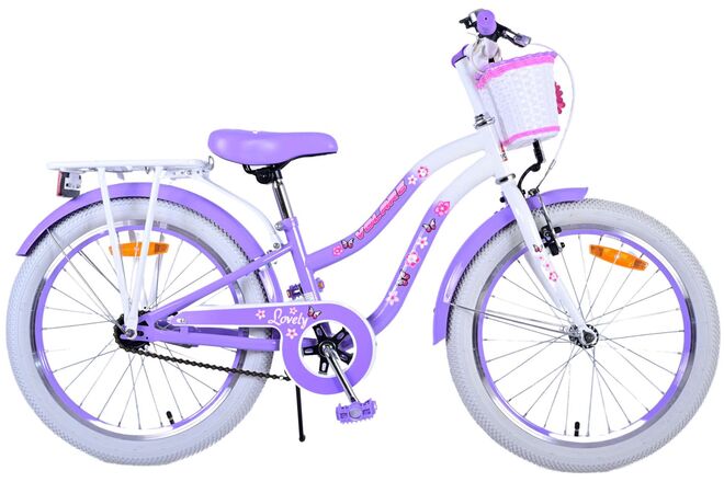 Volare schönes Kinderfahrrad Mädchen 20 Zoll lila