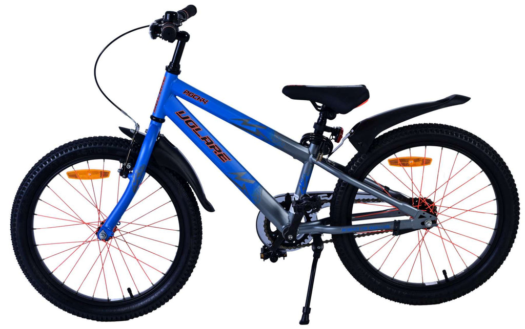 Volare 20 inch fiets rocky remnaaf blauw grijs 42012